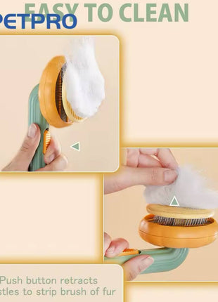 Self-Cleaning Slicker Brush for Cats