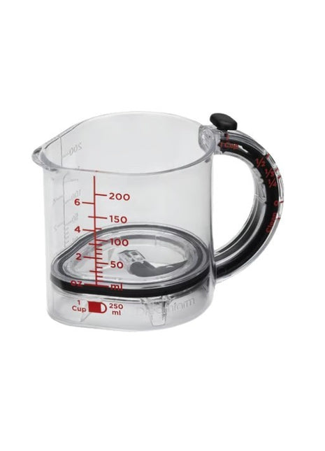 4-in-1 Adjustable Measuring Cup with Scraper Base