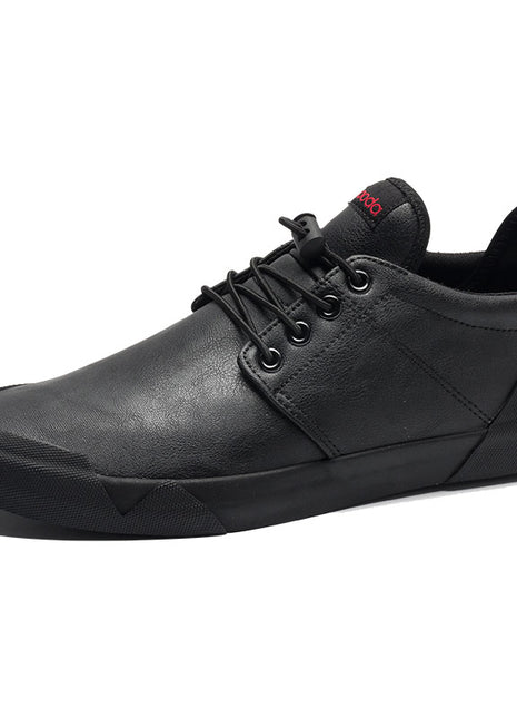 Fashion men shoes lace-up leather casual shoes