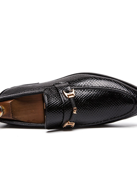 Men'S Shoes Red Hair Stylist Leather Shoes Men Wedding Shoes