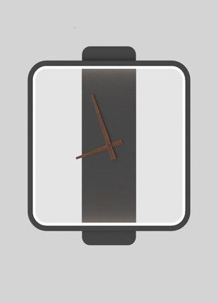 Nordic Wall Lamp Bedroom Bedside Lamp Clock Modeling Lamp