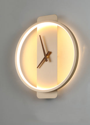 Nordic Wall Lamp Bedroom Bedside Lamp Clock Modeling Lamp