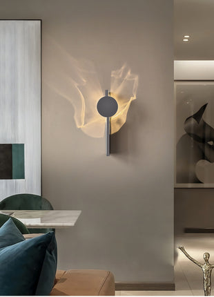 Advanced Modern And Minimalist Stainless Steel Corrugated Wall Lamp