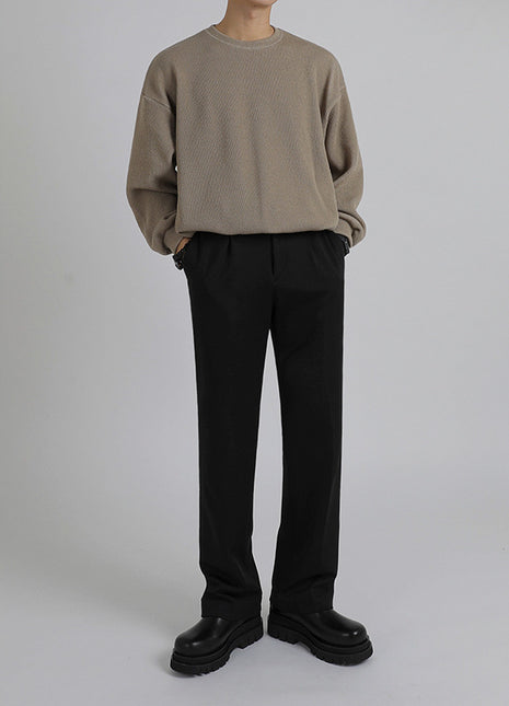 Tidal Men's Solid Stand Collar Sweater