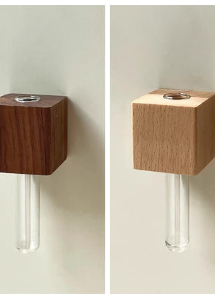 Wooden Magnetic Flower Vase