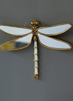 Vintage Distressed Resin Dragonfly Ornaments Insect Wall Hanging