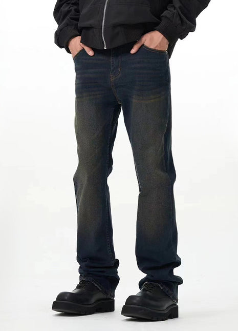 Fashion American Retro Straight Jeans Men