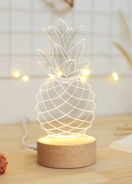Bedside lamp pineapple table lamp
