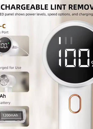 3-Speed Rechargeable Sweater Shaver