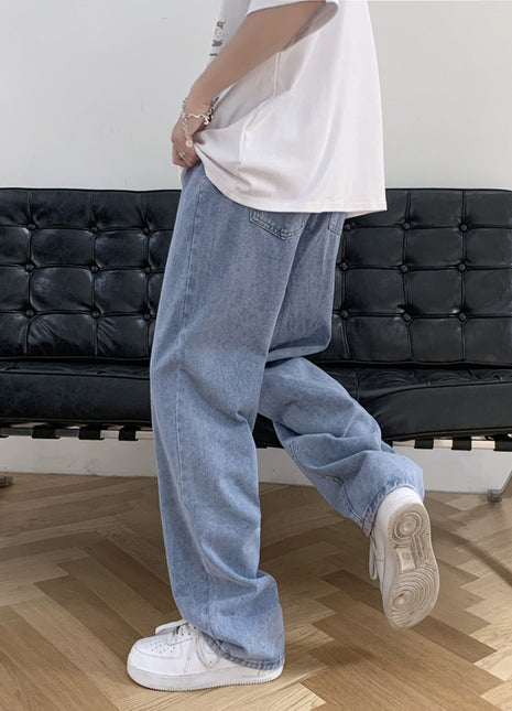 Korean Winter Wide-Leg Cropped Trousers