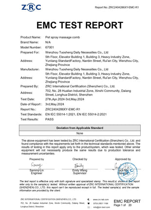 3-in-1 Pet Steam Grooming Brush