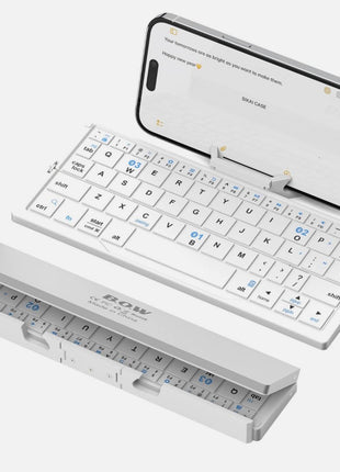 Mini Folding Three Bluetooth Wireless Keypad