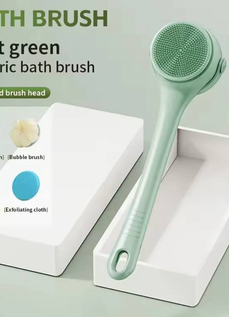 USB Electric Rotating Shower Brush with 4 Heads