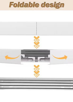 Wall-Mounted Folding Stainless Steel Drying Rack