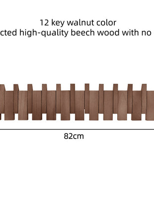 Solid Wood Simplicity Keys Clothes Hook Wall Home Door Hallway Hanger Punch-free