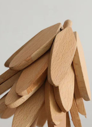 Wooden Tree Folding Coaster – Black Walnut Heat-Resistant Pad