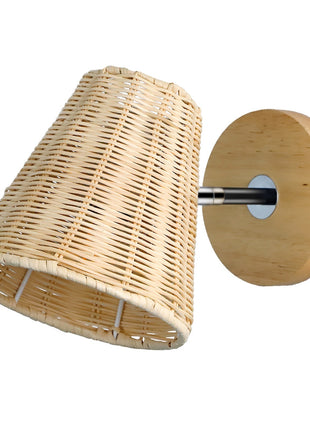 Rattan Wall Lamp Bedside Wall Lamp Mirror Front Lamp Rattan Wall Lamp
